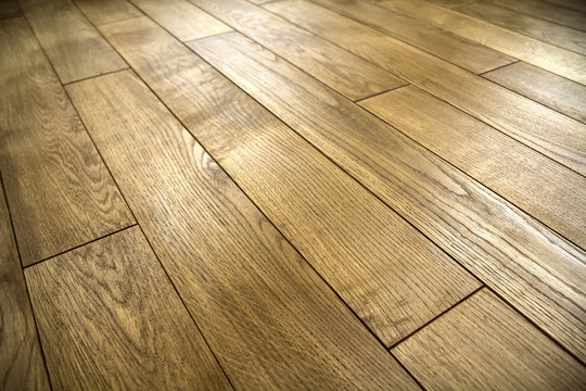 Natural brown texture wooden parquet floor boards