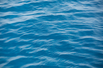 Fototapeta premium Sea blue water surface