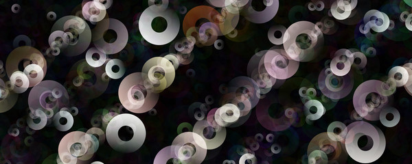 Fantastic elegant circle panorama background design illustration