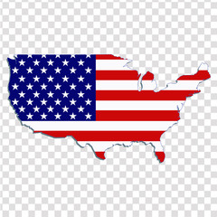 United States of America. Illustration.