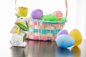 Easter Bunny and His Basket