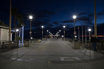 Night at pier