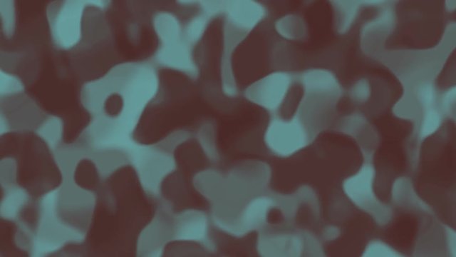 Looping animations of a green and maroon liquid camouflage like pattern.
