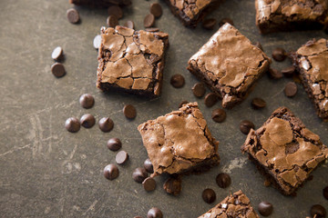 Homemade Gooey Double Chocolate Brownies
