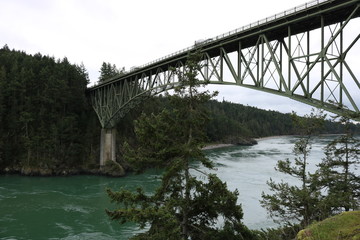 Old distressed bridge