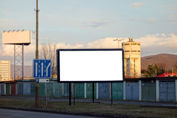 Obraz premium Big bilboard on the way