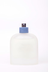 Bottle of perfume isolated on white background