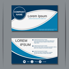 Business visiting card vector design template