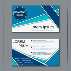 Business visiting card vector design template