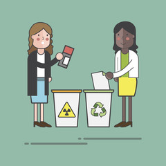 Illustration of environmental concept