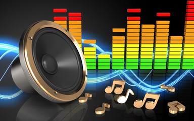 3d loud speaker loud speaker