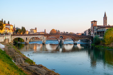 Fototapeta na wymiar City of Verona, Italy