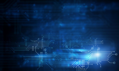 Obraz premium High computer technology