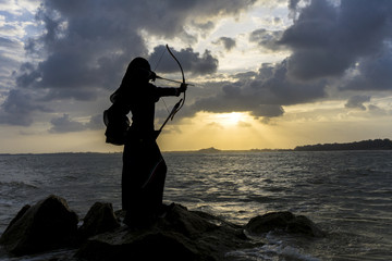 Muslimah Southeast Traditional Archer