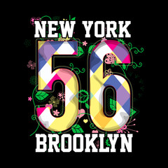new york typography t shirt vector design