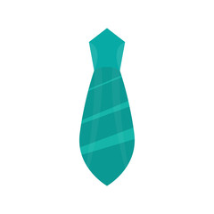 Striped necktie icon