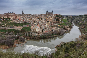 Ancient  historic town in Spain
