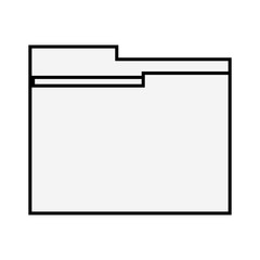 Folder document symbol vector illustration graphic design