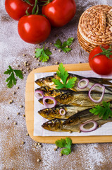 Small smoked fish
