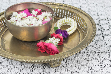 Obraz na płótnie Canvas Thai garland Flowers
