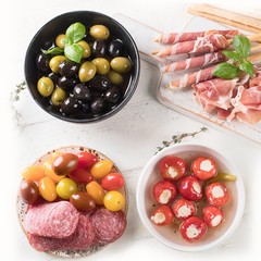 Mixed antipasto platter
