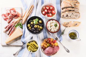 Mixed antipasto platter