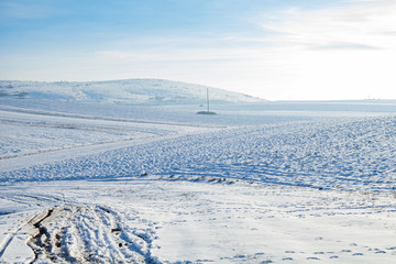 Sunny winter landscape