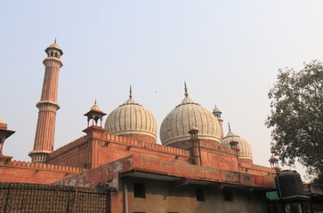 Fototapeta na wymiar Jama Masjid mosque New Delhi India