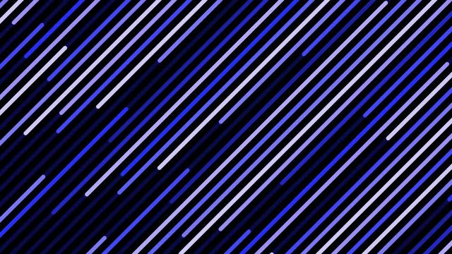 4K Blue diagonal lines video background loop