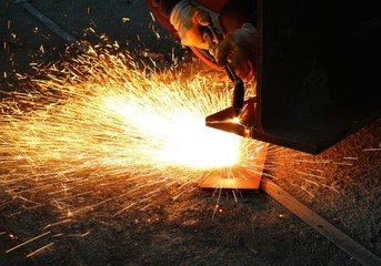 steel working
