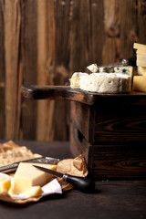 Different sorts of cheese