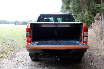 Pickup im Wald