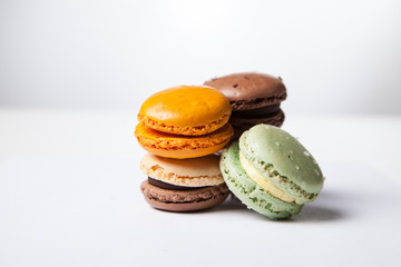 Assortment of macaron cookies