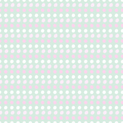 Spring Tender Colorful Seamless Pattern. Circles, Spots and Dots Endless Textures. Perfect for Pastel Background and Surface Design.