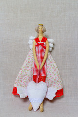 Textile handmade toys - Angel