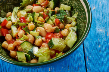 Middle Eastern-style  salad,  Balela