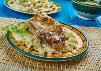 Moroccan Couscous-Stuffed Chicken