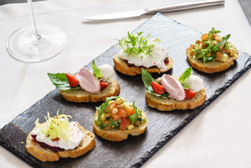 different kinds of canape