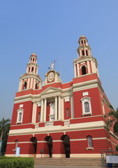 Fototapeta na wymiar Christian church Sacred Heart Cathedral New Delhi India