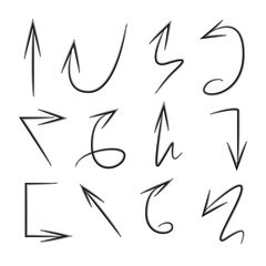 hand drawn arrows
