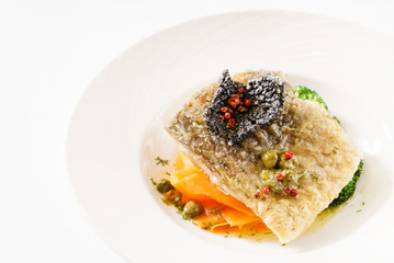 fish with vegetables