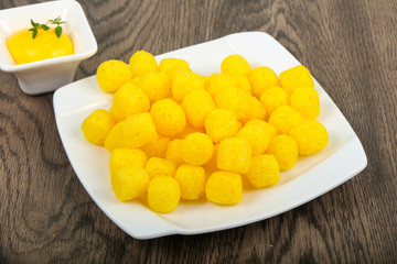 Cheese corn balls