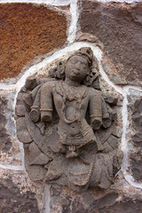 Fototapeta na wymiar Bhuleshwar Entrance Sculpture, Maharashtra