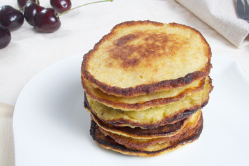 Hot sweet empty low carb pancakes