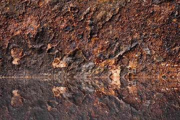 Hintergrund mit Rost und Spiegelung