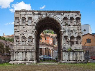 Fototapeta na wymiar Arch of Janus, Rome, Italy