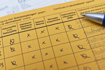 Impfbuch Diphtherie, Tetanus und Pertussis 