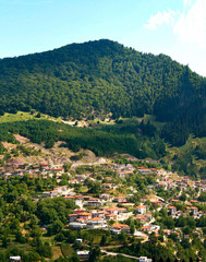 Fototapeta na wymiar view of village named Metsovo. located in Epirus. Greece