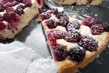 Sweet fruit homemade cake