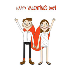 Characters for the feast of Saint Valentine